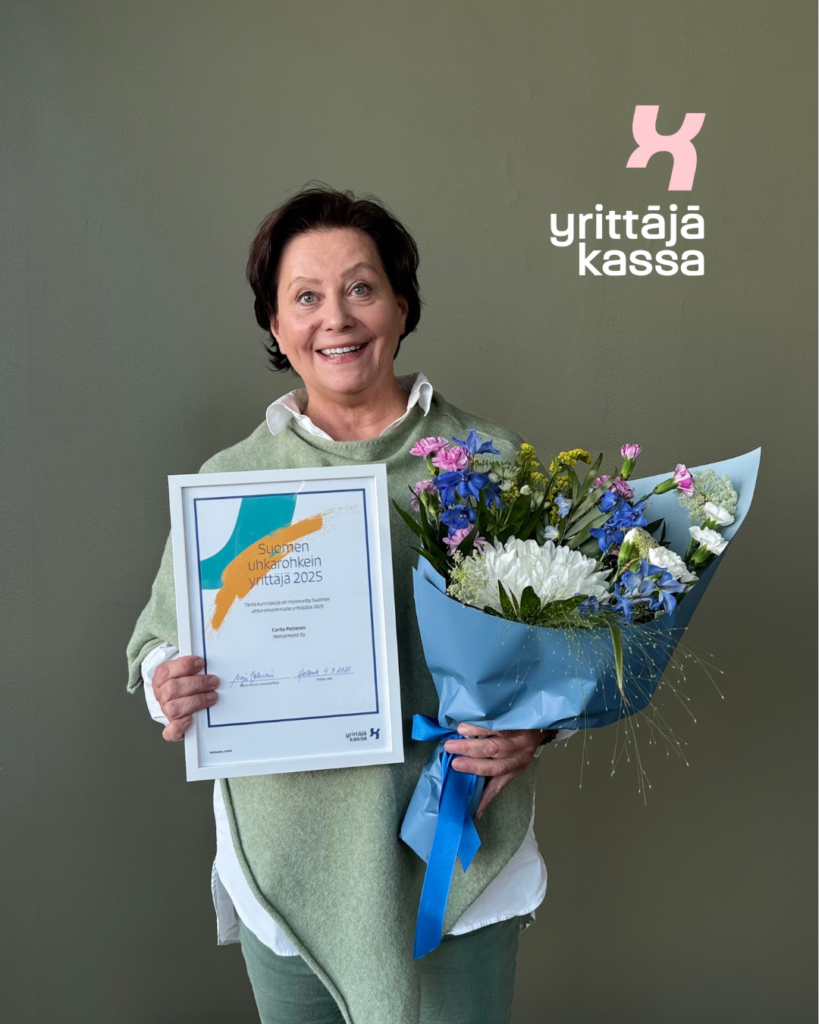 Metsä toi uuden alun – Carita Peltonen valittiin vuoden 2025 Uhkarohkeimmaksi yrittäjäksi